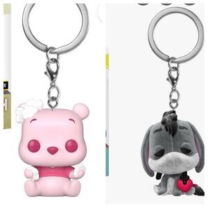 FUNKO KEY CHAINS SET OF 2 ,Winnie the Pooh and eeyore NIB